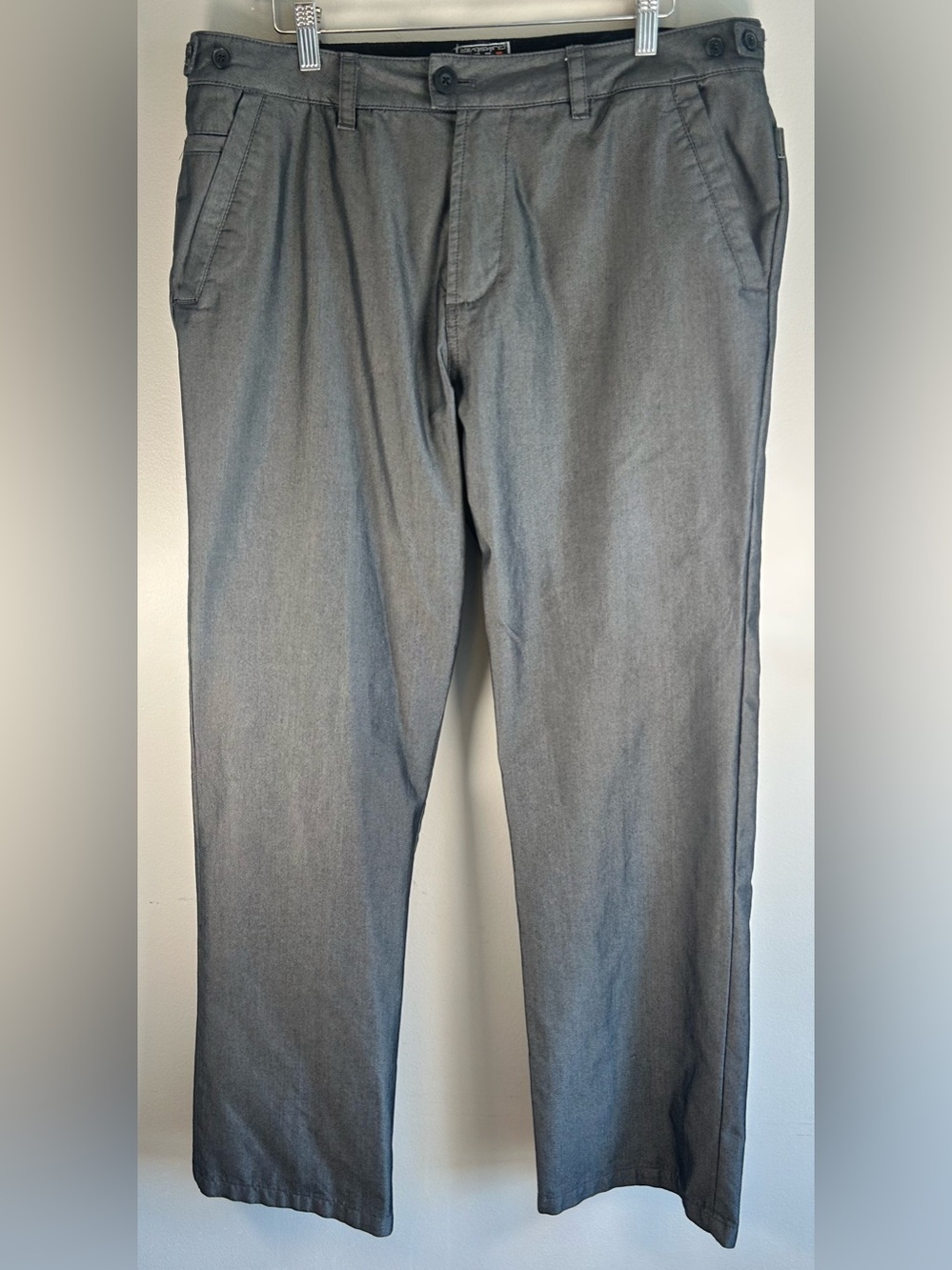 Vintage Quiksilver Men’s Size 36x31 Estilo Bermuda Chino Skate Surf Gray Shine